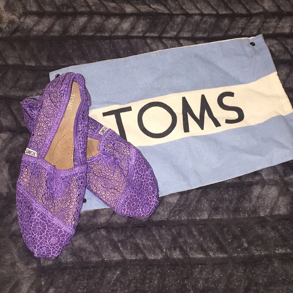 Toms‎ lavender lace Espadrilles